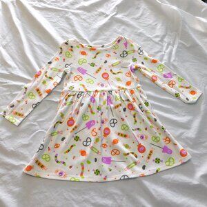 Toddler Girl Halloween Dress Sizes 3T 4T 5T Candy Trick or Treat Pumpkin NEW